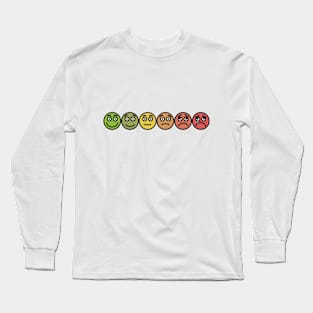 Wong Baker Scale Long Sleeve T-Shirt